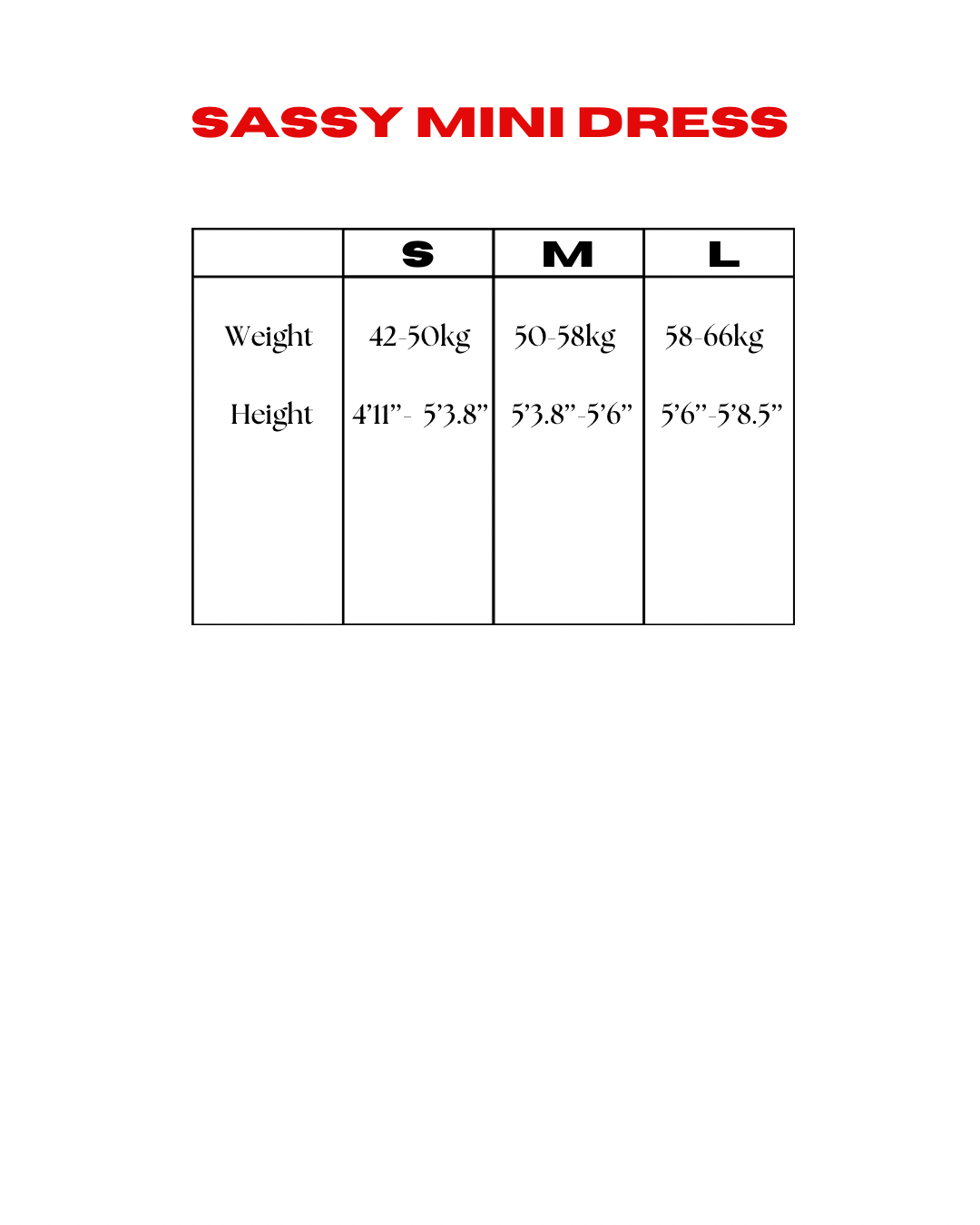 Sassy Mini Dress - RED