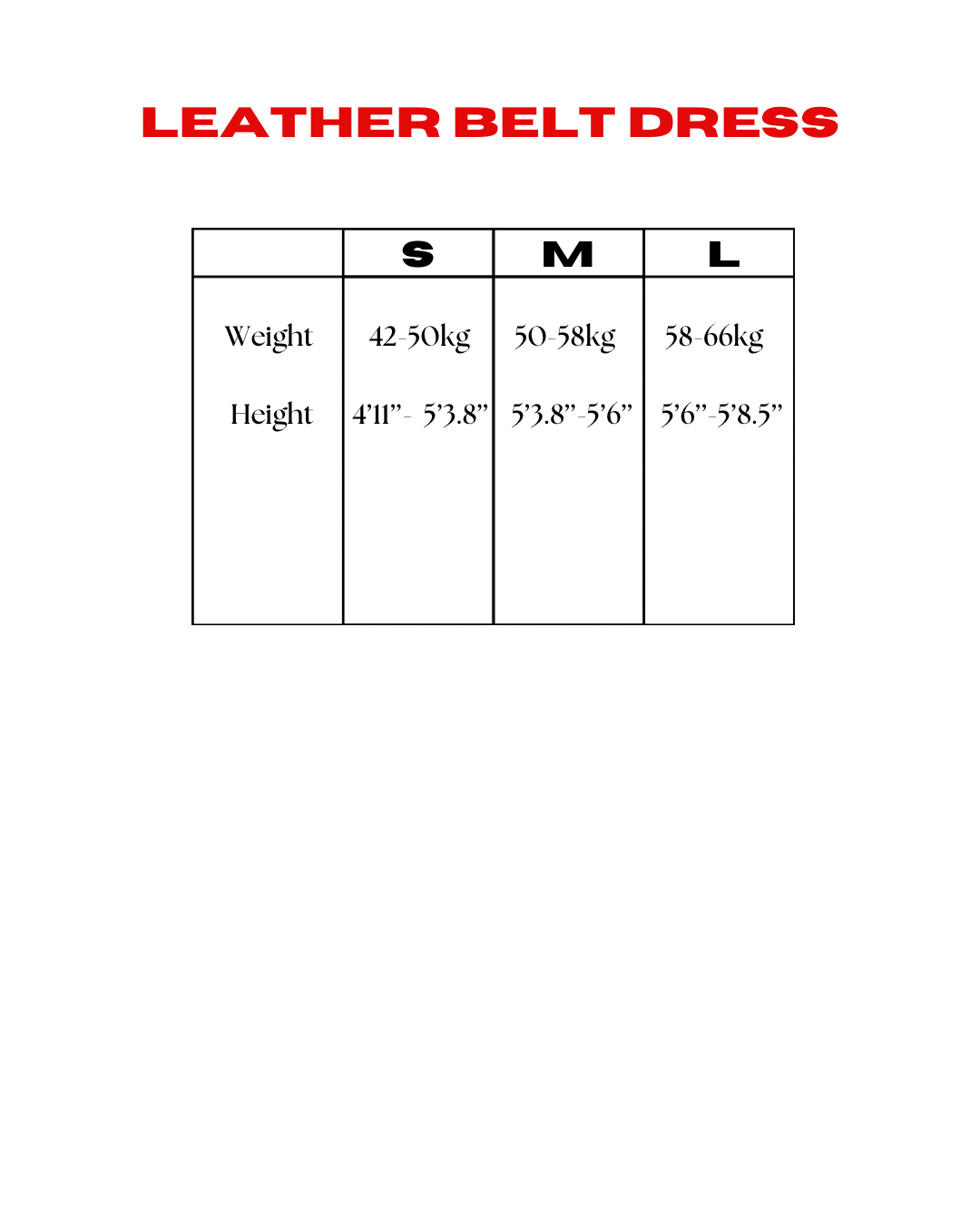 가죽 벨트 드레스